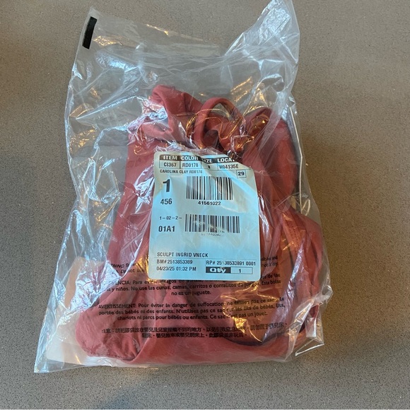 J. Crew - Lana One-Piece in Classic Sculpt Swimsuit Sz 8 Carolina Clay NWT C1367 - Picture 4 of 12